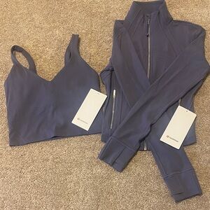 lululemon athletica Purple Women's Top and Jacket Set